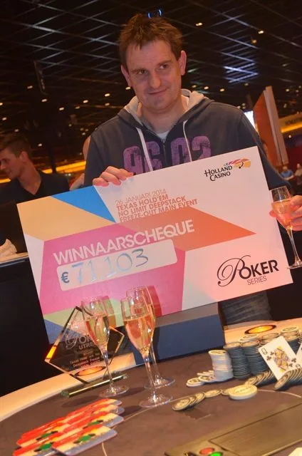 Winnaar Jan Beton | 2014/01 - Utrecht Poker Series - €770 NLHE FO Main Event 
